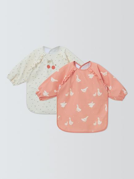 John Lewis Wonder Weaning Bibs, Pack of 2, Multi, Multi