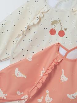 John Lewis Wonder Weaning Bibs, Pack of 2, Multi - view 2, Multi