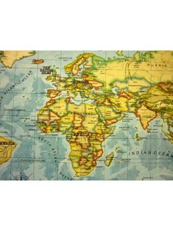 Prestigious Textiles Atlas Oilcloth Tablecloth Fabric, Azure, Azure