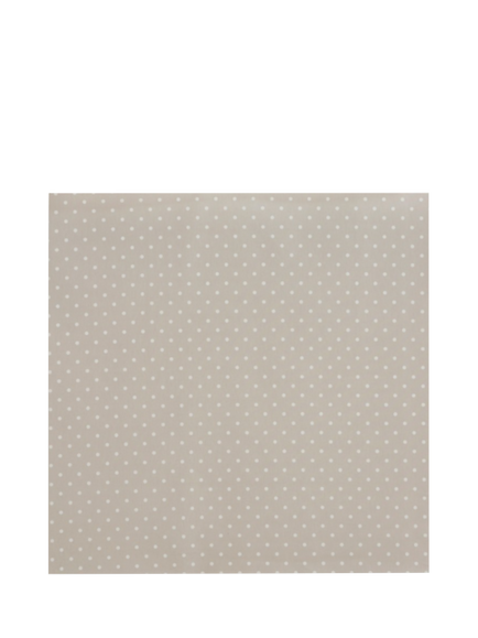 Prestigious Textiles Full Stop Oilcloth Tablecloth Fabric, Silver, Silver