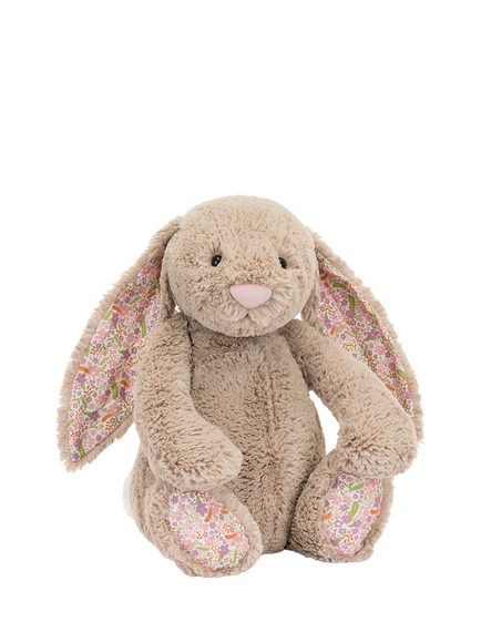 Jellycat Blossom Petal Bunny Soft Toy, Big, Beige