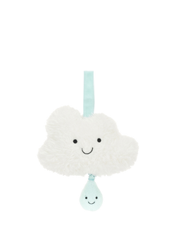 Jellycat Amuseables Cloud Musical Pull, White