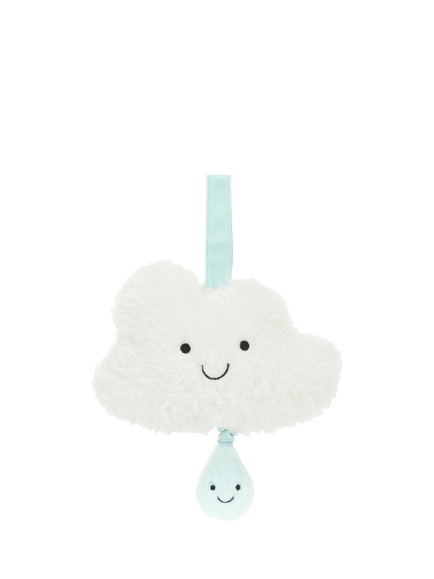 Jellycat Amuseables Cloud Musical Pull, White