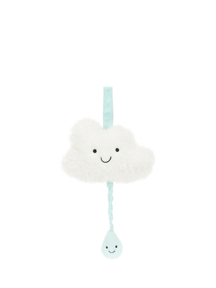 Jellycat Amuseables Cloud Musical Pull - view 2, White
