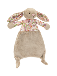 Jellycat Blossom Petal Bunny Comforter, Beige