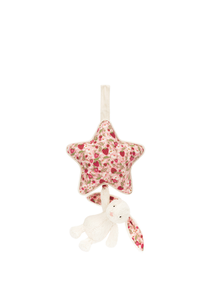 Jellycat Blossom Bunny Musical Pull, Cream, Cream