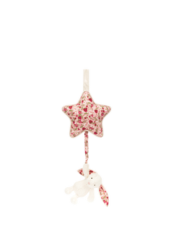 Jellycat Blossom Bunny Musical Pull, Cream - view 2, Cream