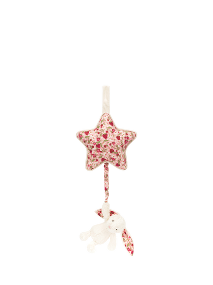 Jellycat Blossom Bunny Musical Pull, Cream - view 2, Cream