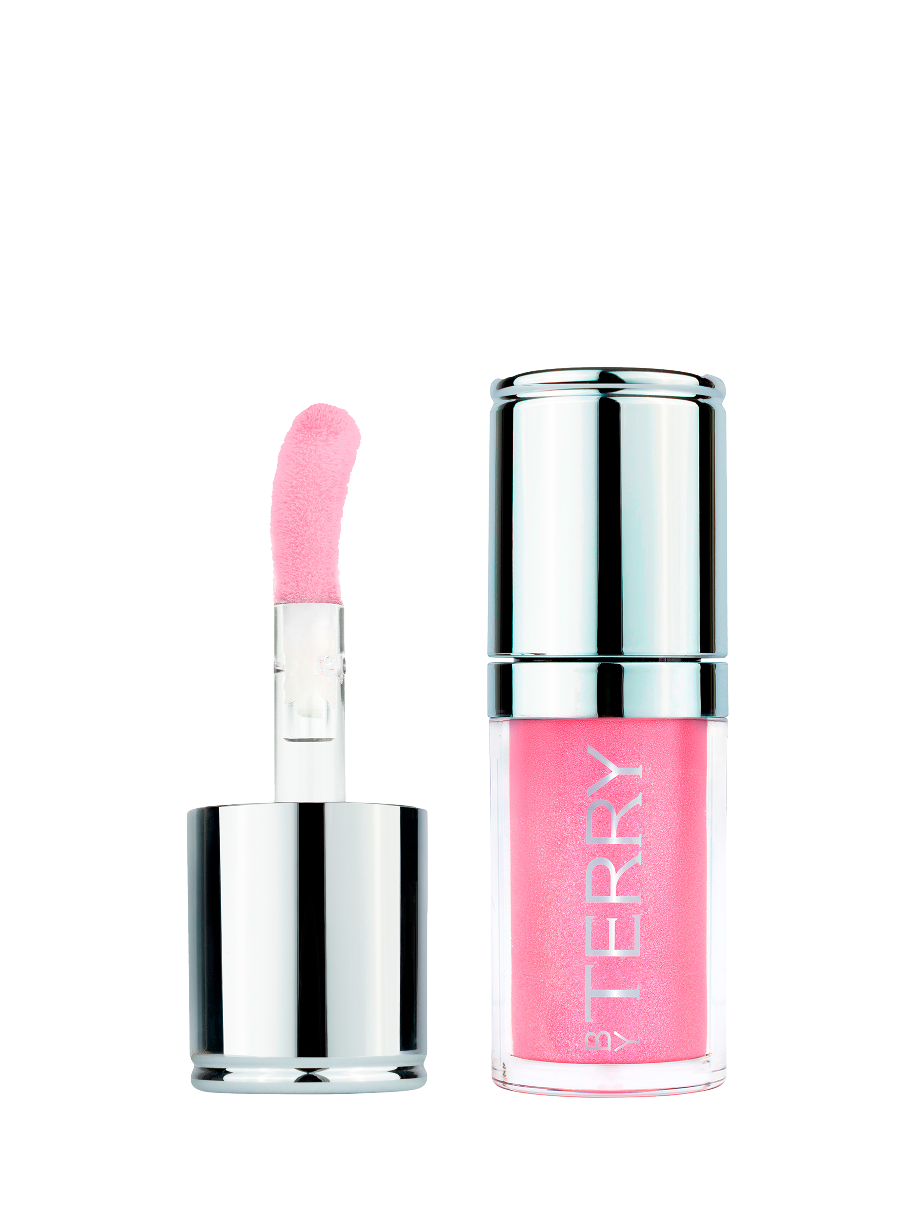 Product image 2 of 8, which shows BY TERRY Baume de Rose Glow Gloss, N1 Rosy Rose