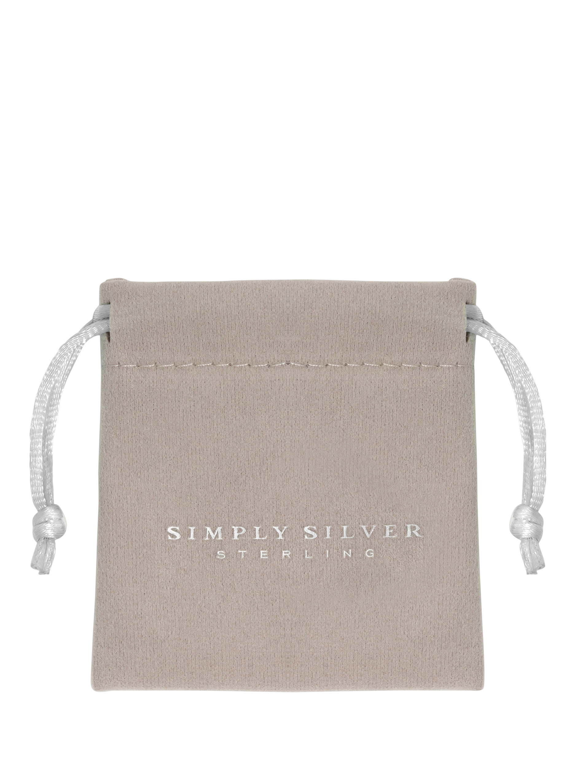 Product image 4 of 4, which shows Simply Silver Diamond Cut Interlink Bracelet