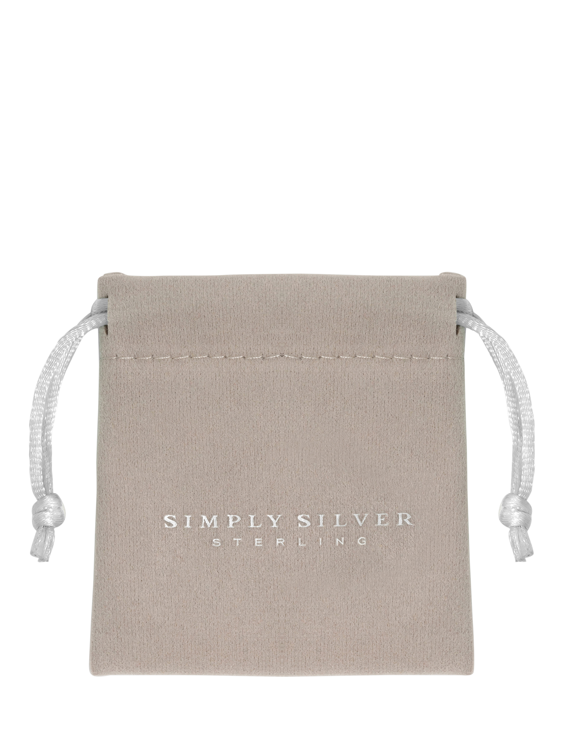 Product image 4 of 4, which shows Simply Silver Polished Gate Chain Bracelet