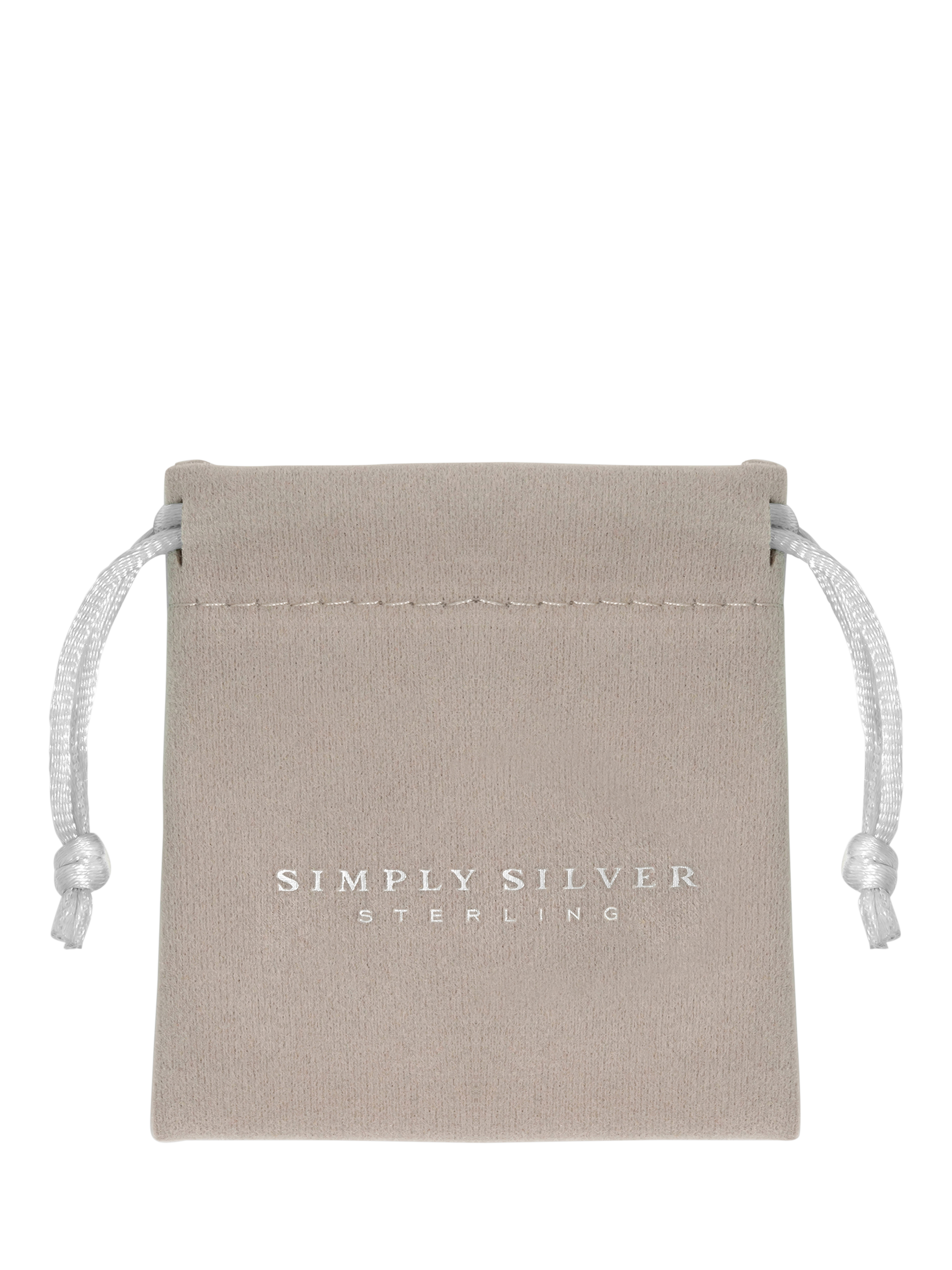 Product image 5 of 5, which shows Simply Silver Infinity Chain Bracelet, Silver