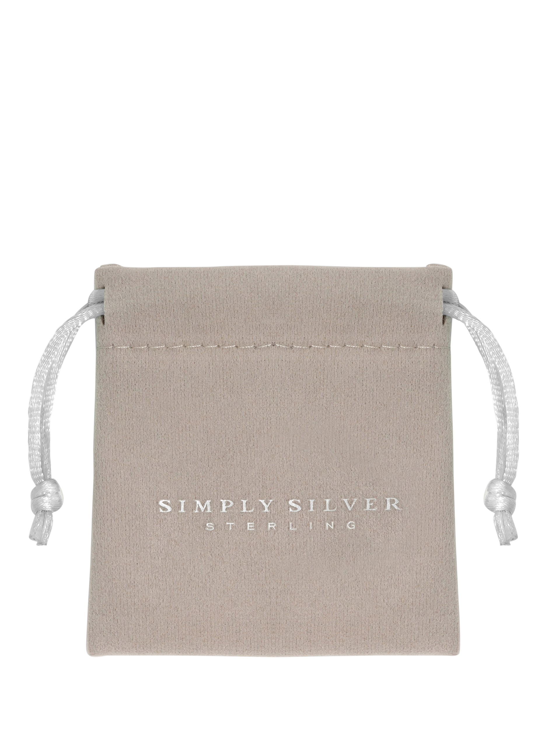 Product image 5 of 5, which shows Simply Silver Polished Station Allway Bracelet