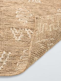John Lewis Ziya Kelim Jute Runner Rug, Multi - view 2, Multi
