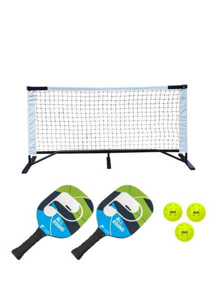 Pickleball United 6ft Outdoor Starter Set, Black/Green/Blue