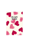 Emma Bridgewater A6 Hearts 2026 Diary, Multi