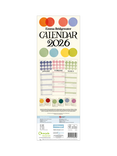 Emma Bridgewater Slim Colour Palette 2026 Calendar, Multi