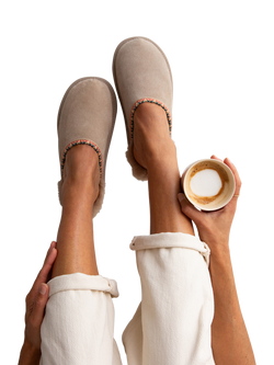 The Small Home Metta Sheepskin Mule Slippers, Natural - view 2, Natural