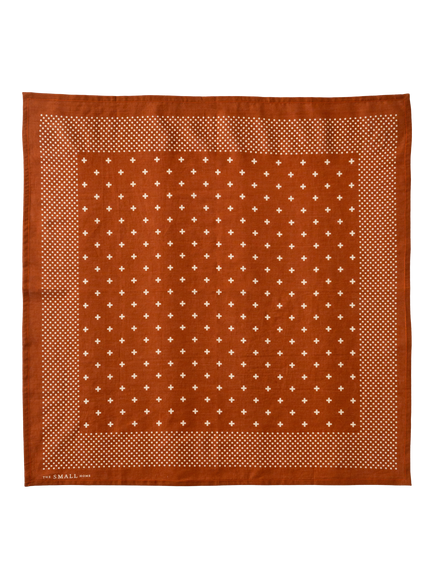 The Small Home Polka Dot Bandana, Mocha