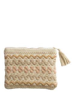 The Small Home Woven Clutch Bag, Multi, Multi