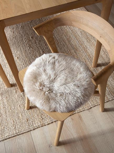 The Small Home Sheepskin Seat Pad, Natural - view 2, Nautral