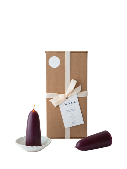 The Small Home Candle & Candle Holder Gift Set, Multi - view 2, Multi
