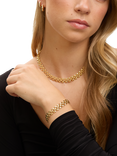 Jon Richard Gate Chain Bracelet, Gold