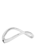 Jon Richard Polished Wave Cuff Bracelet, Silver