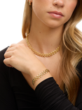 Jon Richard Gate Chain Necklace, Gold