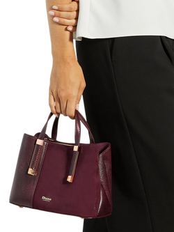 Dune London Dinkydorry Boxy Handbag, Purple - view 2, Purple