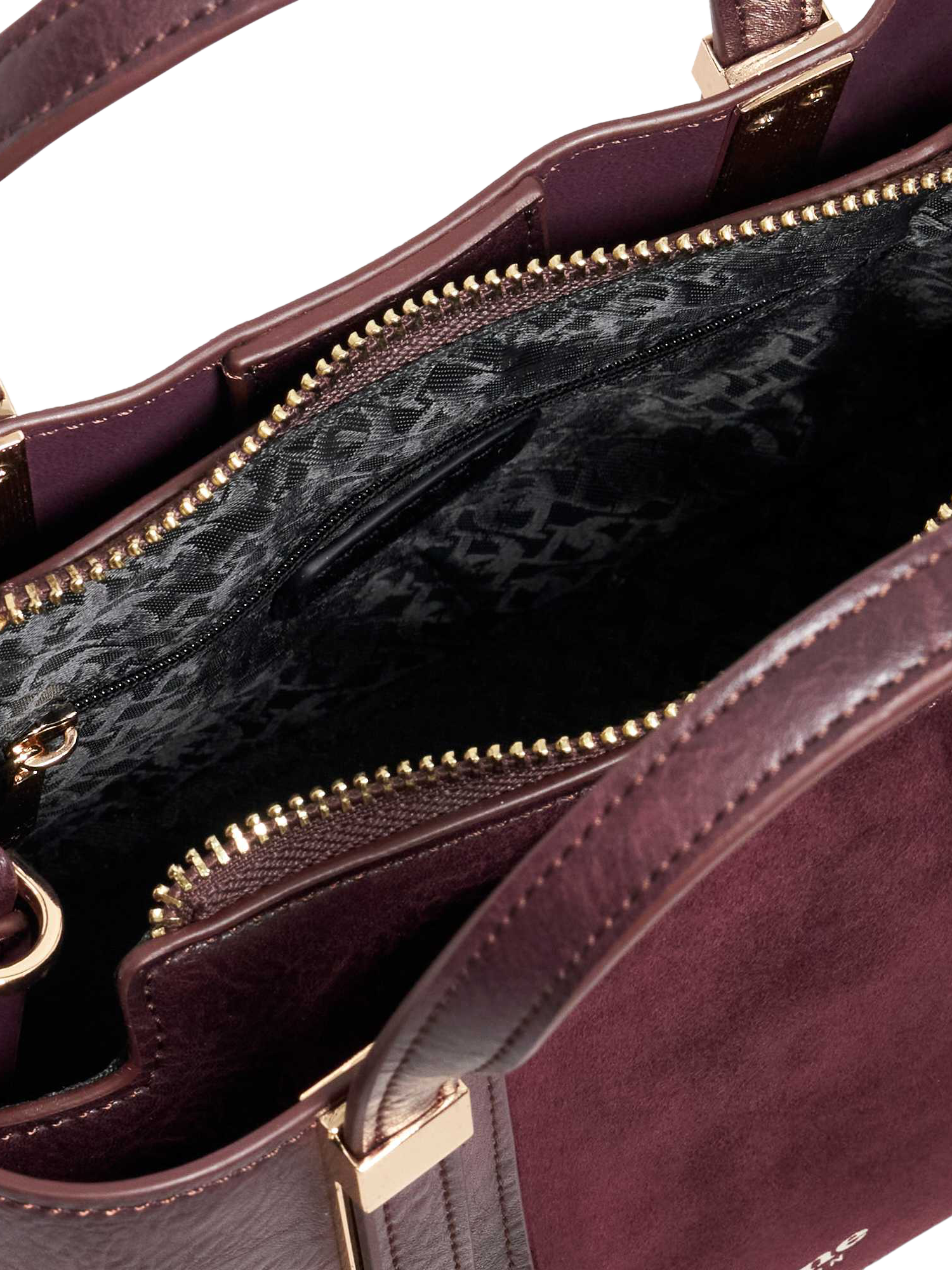 Product image 4 of 5, which shows Dune London Dinkydorry Boxy Handbag, Purple