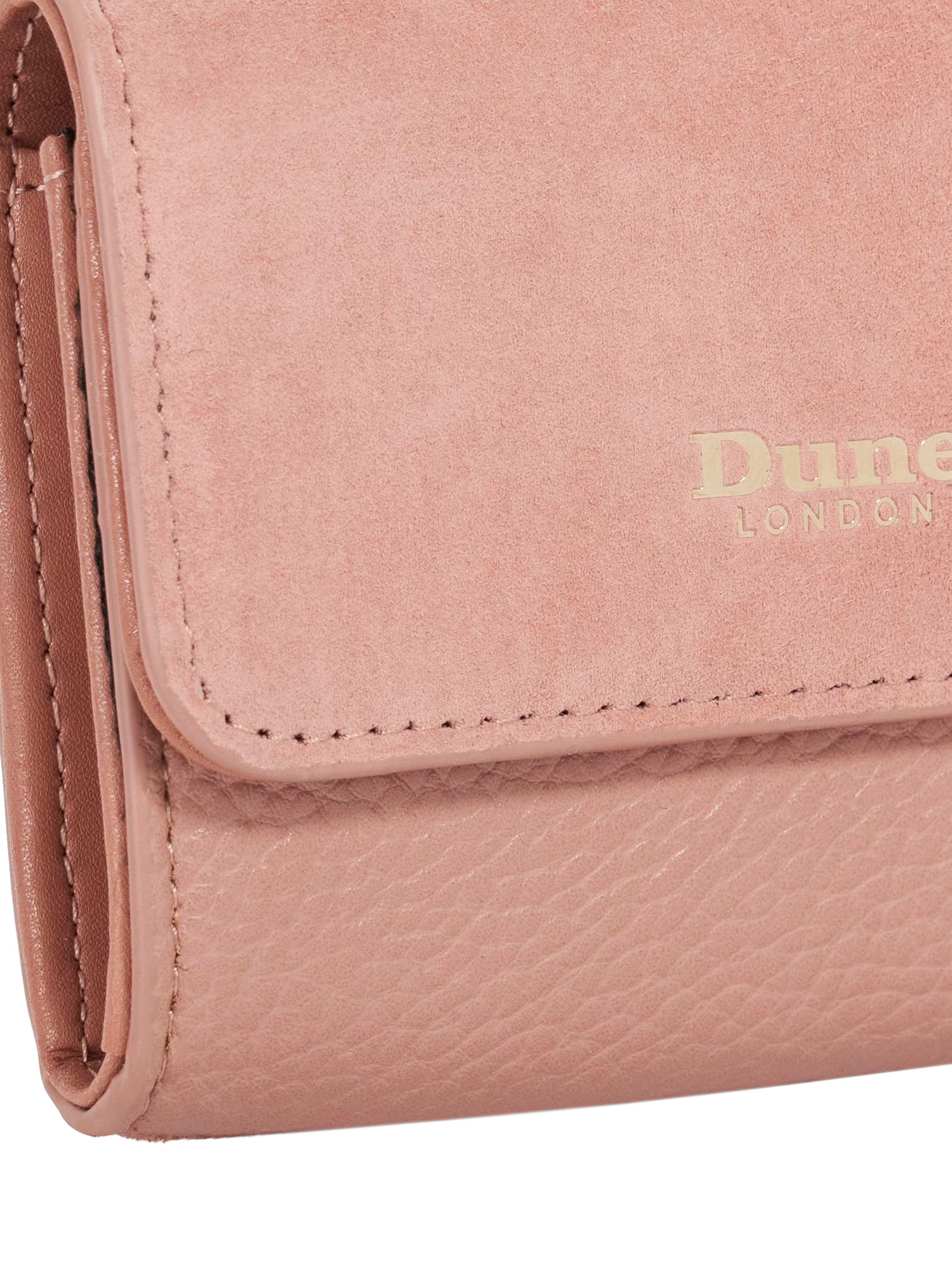Product image 4 of 4, which shows Dune London Kelsey Fold Over Purse, Mink