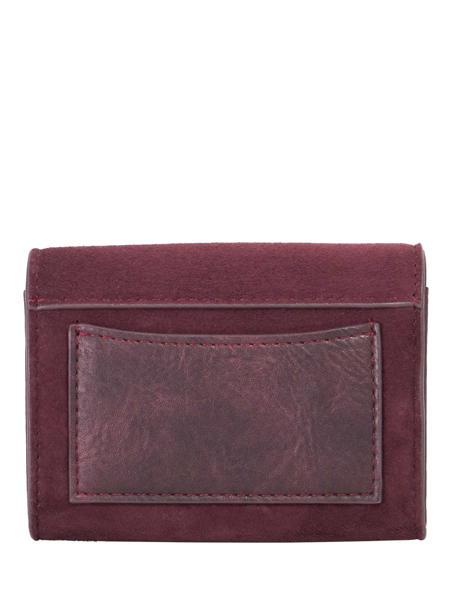 Product image 2 of 4, which shows Dune London Kelsey Fold Over Purse, Purple
