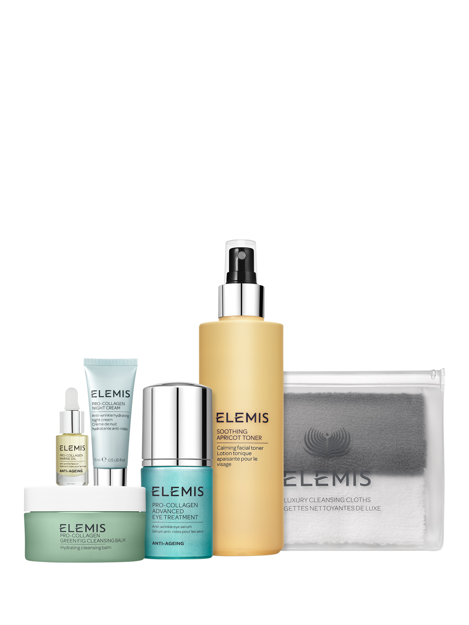 Product image 2 of 3, which shows Elemis Renew & Restore Nighttime Rituals Skincare Gift Set