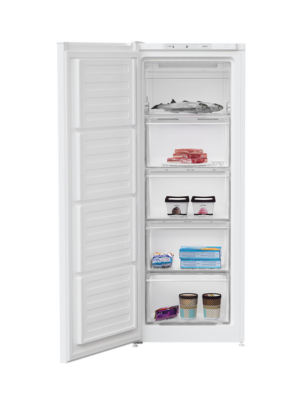 Beko FNE4545W Freestanding Freezer, White - view 2, White