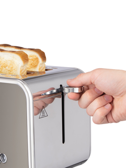 Russell Hobbs Distinctions 2 Slice Toaster, Titanium - view 2, Titanium