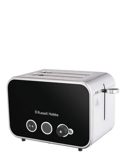 Russell Hobbs Distinctions 2 Slice Toaster, Black, Black