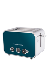 Russell Hobbs Distinctions 2 Slice Toaster, Ocean Blue