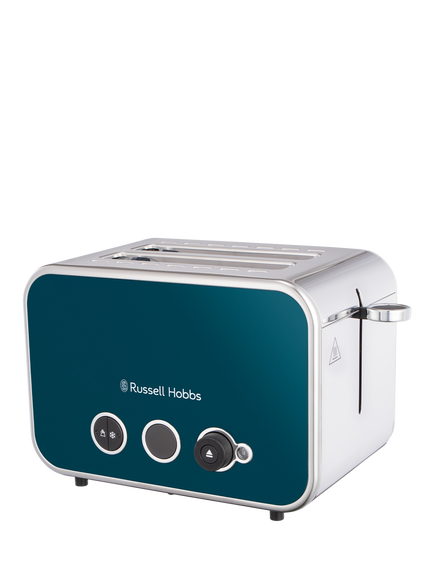 Russell Hobbs Distinctions 2 Slice Toaster, Ocean Blue, Ocean Blue