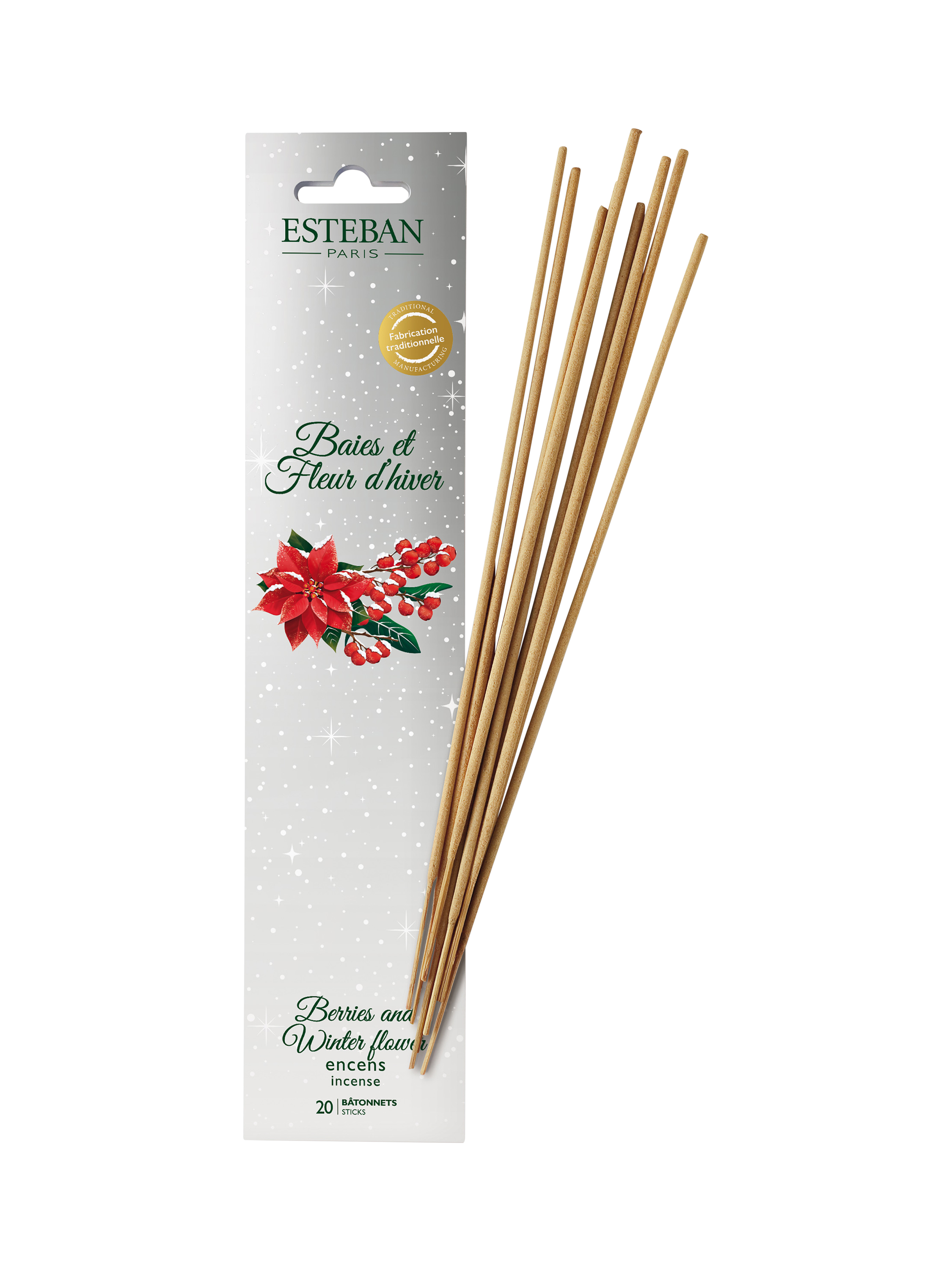 Esteban Berries & Winter Flower Incense Sticks