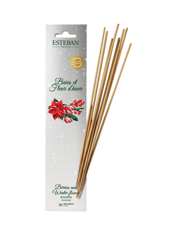 Esteban Berries & Winter Flower Incense Sticks, White