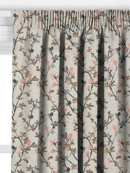 John Lewis Elena Blossom Made to Measure Curtains or Roman Blind, Multi - view 2, Multi