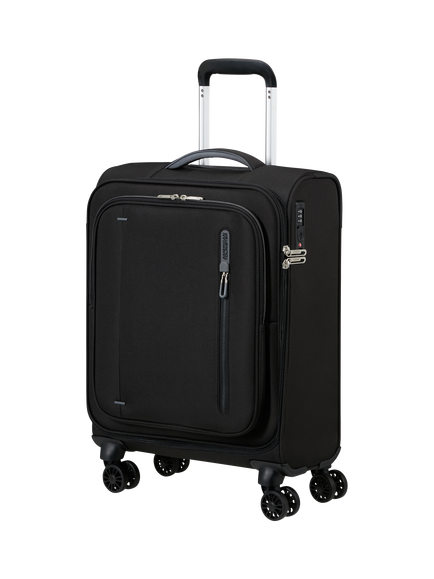 American Tourister Cloudrider Non-Expandable Cabin Suitcase, Jet Black
