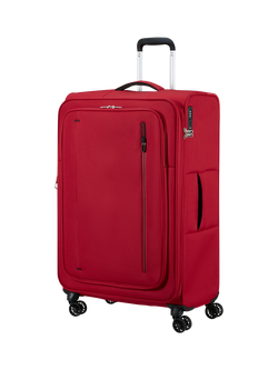 American Tourister Cloudrider 4-Wheel Expandable Large Suitcase, 118L, Astral Red