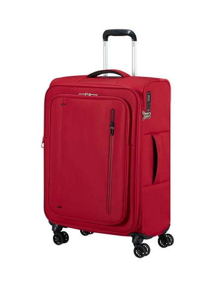 American Tourister Cloudrider 4-Wheel Expandable Medium Suitcase, 74L, Astral Red