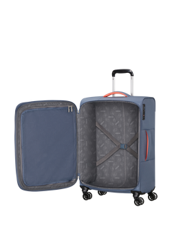 American Tourister Cloudrider 4-Wheel Expandable Medium Suitcase, 74L - view 2, Stone Blue