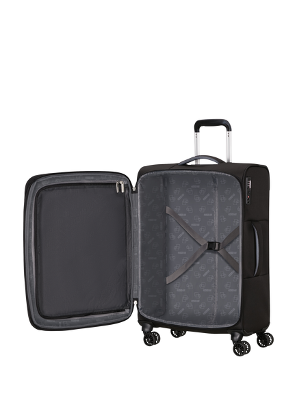 American Tourister Cloudrider 4-Wheel Expandable Cabin Suitcase, 43L - view 2, Jet Black
