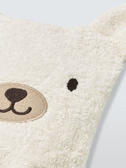 John Lewis Daydream Bear Wash Mitt, White - view 2, White