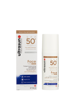 Ultrasun Face Tinted SPF 50+ Sun Cream, 50ml - view 2, 