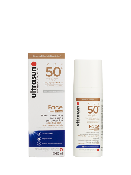Ultrasun Face Tinted SPF 50+ Sun Cream, 50ml - view 2, 